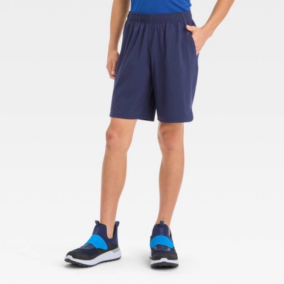 UNDER ARMOUR • Navy Woven Shorts - Picture 2 of 6